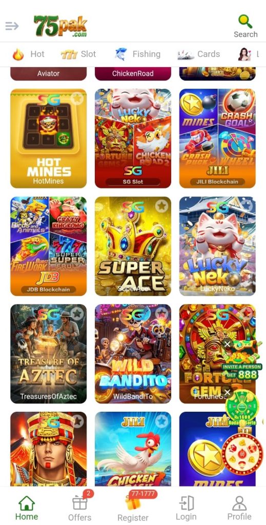Pak75 game apk